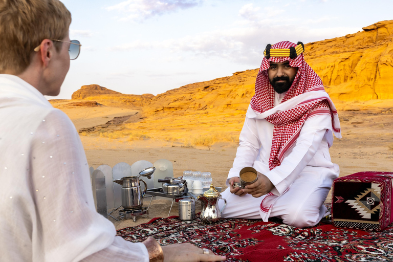 AlUla: Private Saudi Kashta, Coffee Workshop & Sunset
