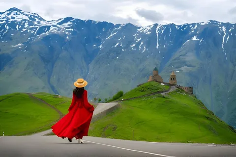From Tbilisi : Kazbegi Gudauri & Zhinvali Guided Group Tour