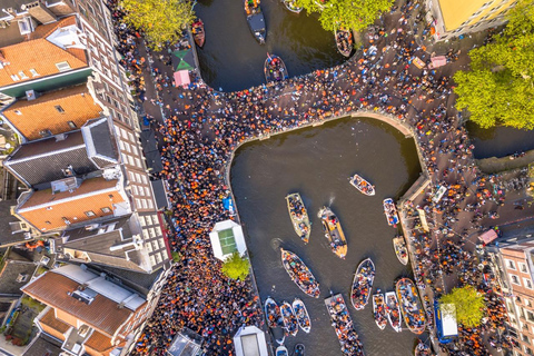 Amsterdam: Kings Day Boat Party with Unlimited Drinks