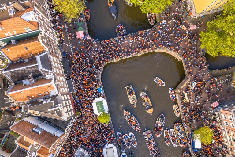 Amsterdam: Kings Day Boat Party with Unlimited Drinks