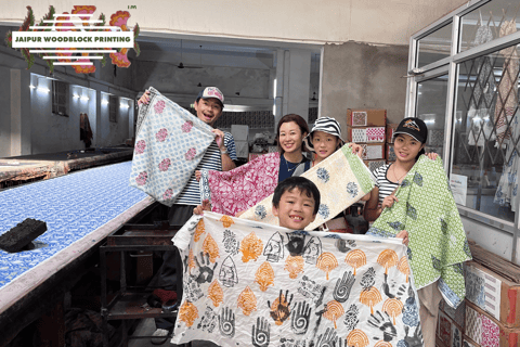 Jaipur: Block Printing Workshop with Factory Tour