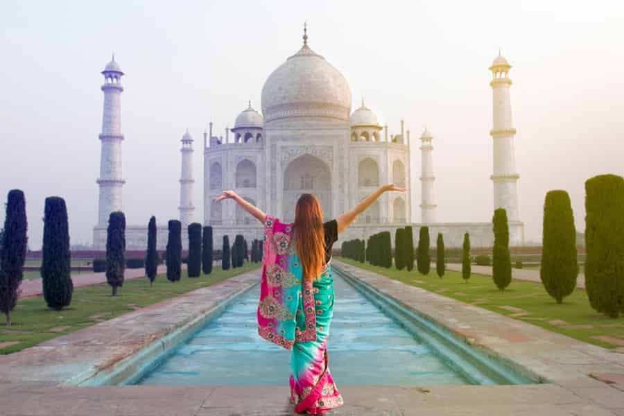 Von Delhi/Agra: Taj Mahal Tour mit Sari-Verleih. Foto: GetYourGuide