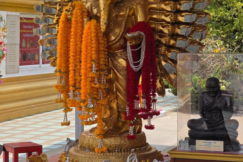 Biggest Ganesh, Pink Ganesha, Wat Paknam Cultural Day Tour Private Tour with Guide