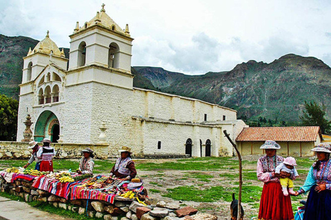 Journée à Colca + transfert à Puno