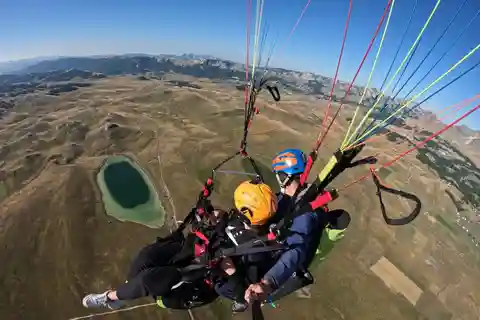 Winch Tandem Paragliding - Durmitor National Park