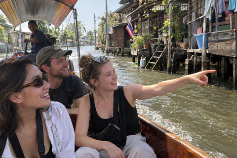 Bangkok: Canal Long-Tail Boat Tour Wat Paknam & Local Life Private Canal Long-Tail Boat Tour Wat Paknam. English Guide