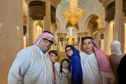 Abu Dhabi Tour Full Day - Grand Mosuqe, Louvre Museum & More Abu Dhabi Full Day Tour - Grand Mosuqe & More - German Guide