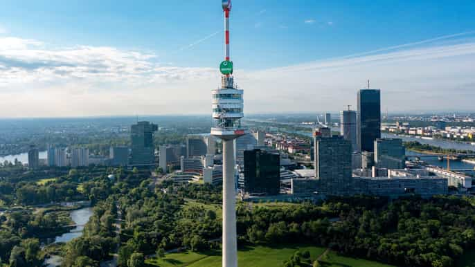 Viena: Ticket de entrada sin colas a la Torre del Danubio