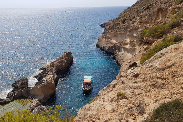 Mallorca: Caves, Cliffs, and Coves Boat Trip Tour with Santa Ponsa Pier Meeting Point 1:45pm