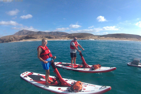 Lanzarote: Electric Paddle Surf and Snorkel Excursion at Papagayo Beach Lanzarote, Individual Electric Paddle Surf and Snorkel Excursion in Papagayo