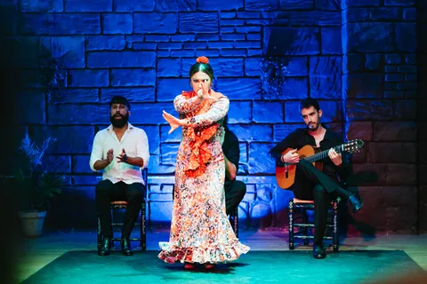 Sevilla: Baraka Sala Flamenca Show met drankje in Triana