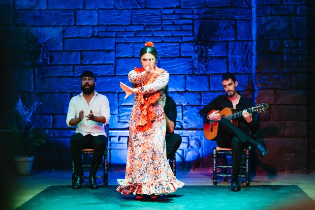 Visit Seville Baraka Sala Flamenca Show with Drink in Tirana in Seville