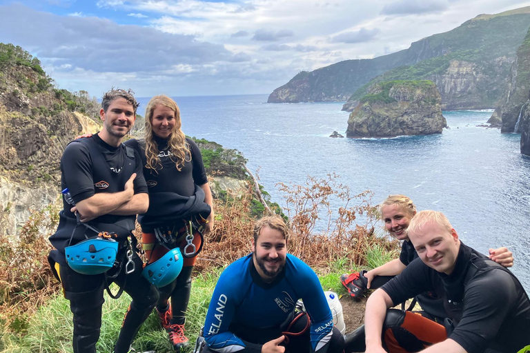 Flores: Canyoning with a Guide and Snack - Ilhéus Inferior