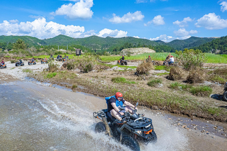 Antalya: Quad & Buggy Safari Adventure w/Zipline Experience Quad Safari -Single Participant