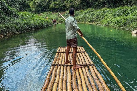 Martha Brae River Bamboo Rafting and Swamp Safari Day Tour From Montego Bay