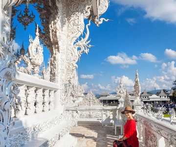 Viagem de Chiang Mai a Chiang Rai pelos templos famosos com buffet
