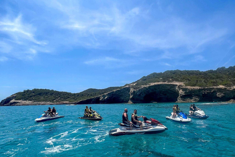 2-Hour Jet Ski Sightseeing Tour along the East Coast of Ibiza