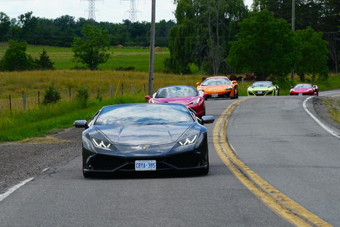 Hamilton Mountain: 3 Hour Exotic Car Tour with 5 Supercars