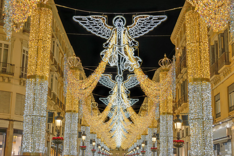 Vervoer naar de kerstverlichting in Malaga vanuit Estepona en Marbella