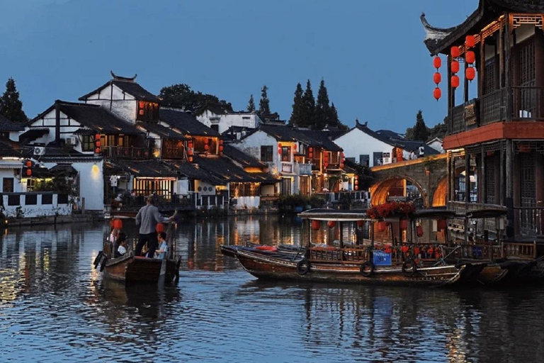 Twilight Zhujiajiao: Scenery, Sunset, and Lantern Lights