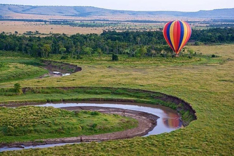 Balon na ogrzane powietrze w Mara