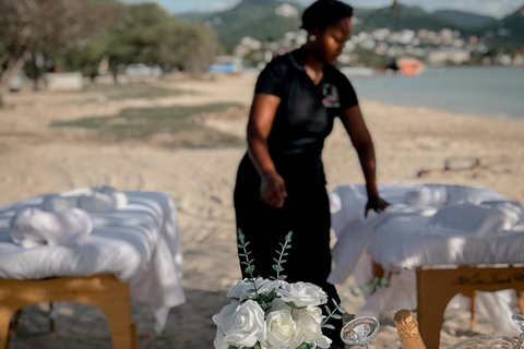 Saint Lucia Beach Massage Experience