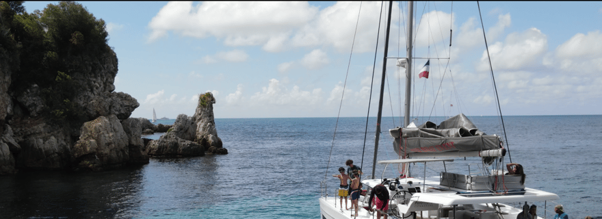 Villeneuve-Loubet : Croisière Catamaran journée petits groupes