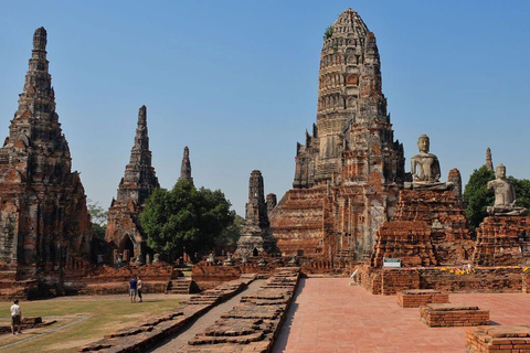 Bangkok: Ayutthaya Sunset & Night Temples Private Tour Private Tour (Up to 8 People) - English Guide & Van