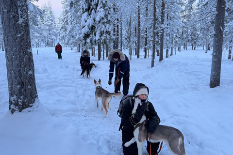 Äkäslompolo: Husky Trail Walk, Walk 1:1 with Your Own Husky Meet at the meeting point in Äkäslompolo