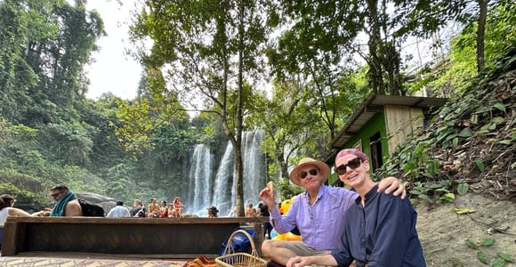 Phnom Kulen Waterfall & 1000 Lingas with Snacks
