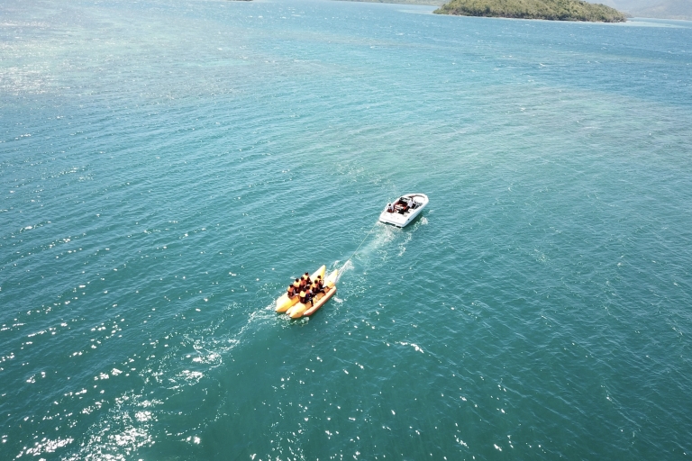 Bananenbootfahrt und Kajakerlebnis in Coron PalawanHotel abholen und absetzen