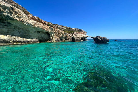 Malta: Crociera nelle lagune blu e di cristallo con le grotte marineGozo, Crociera di mezza giornata delle Lagune Blu e di Cristallo con grotte marine