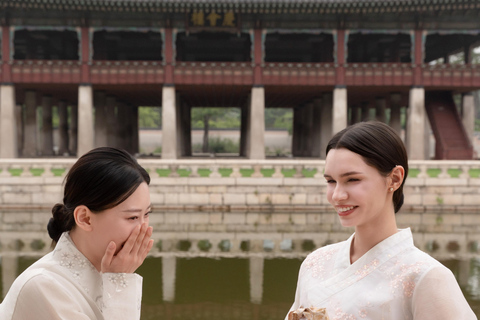 Hanbok-fotoshoot in het Gyeongbokgung-paleis: foto&#039;s en video&#039;sGedeelde sessie: foto&#039;s en video&#039;s