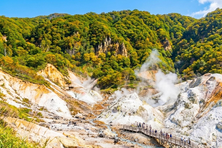 Sapporo: Lake Toya, Noboribetsu & Summer Special Day Trip 08:10 am meet at JR Sapporo Station North exit