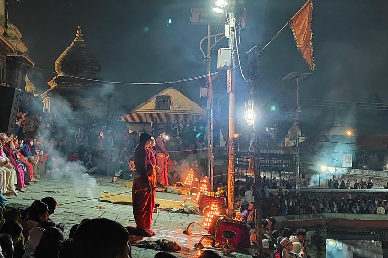Kathmandu: Pashupatinath Temple Evening Aarati & Cremation