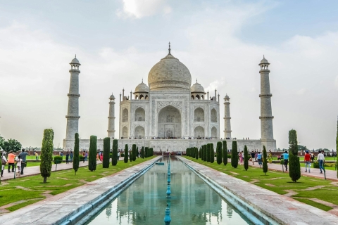 Desde Delhi: Visita al Taj Mahal con todo incluido en tren exprésTren de 1ª clase con coche, guía, entradas y almuerzo
