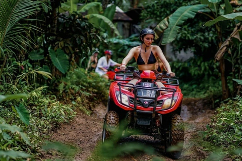 Ubud: Cave ATV, Lazy River Tubing & Zipline in Rice Terrace River Tubing only - No Other Activities