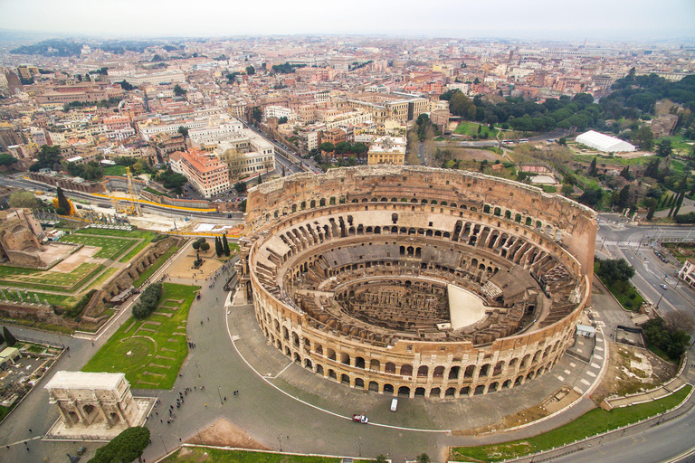 Rome: Colosseum, Roman Forum, and Palatine Hill – Ticket and Tour Hosted Entry Ticket to the Colosseum with Audio Guide