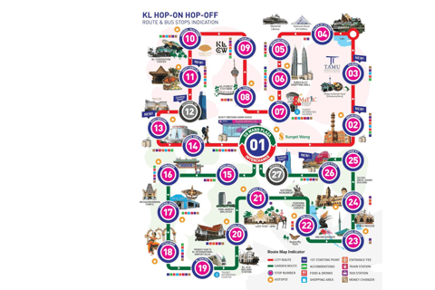 Kuala Lumpur: Hop-On Hop-Off Sightseeing Bus Pass 48-Hour Hop-On Hop-Off Bus Pass for Non Malaysians