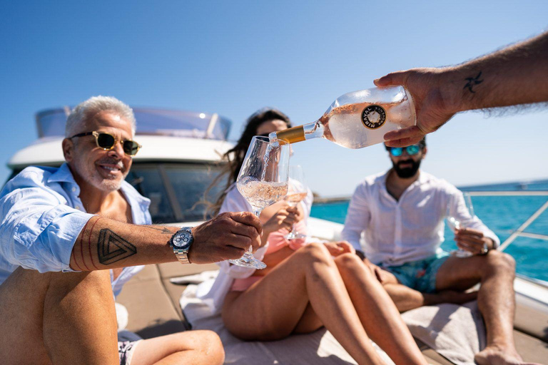 Mykonos: Yacht MAYA Private Cruise | Half or Full-Day Option Yacht MAYA Half-Day Cruise with fine Wine & Fingerfood