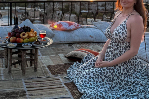 Cappadocia: Terrace Photo Spot With Balloon Flight View Basic Photography