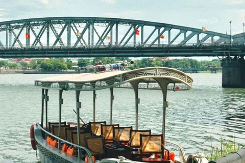 Hue Electric Boat Trip: Perfume River & Royal Canal Private Boat & hotel pick up (Manual Confirm)