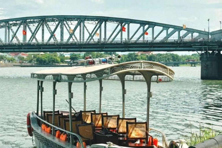 Hue Electric Boat Trip: Perfume River & Royal Canal Private Boat & hotel pick up (Manual Confirm)