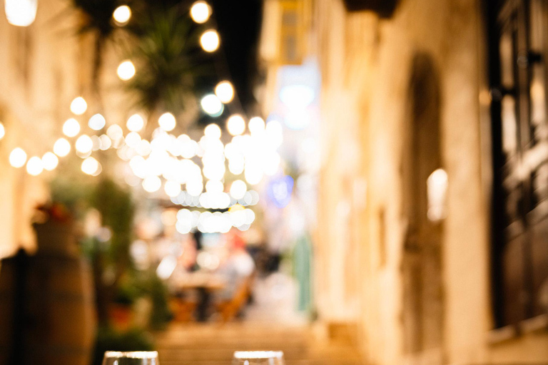 Romantisches Abendessen mit italienischer Küche in Valletta