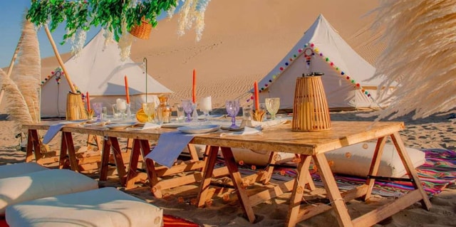 Camping in Desert in Ica