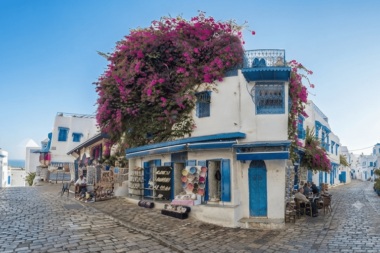 From Hammamet or Nabeul: Half-Day Tour to Sidi Bou Said, Carthage, Medina