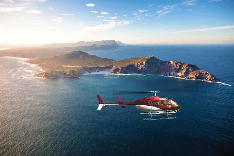 Vlucht per helikopter van Kaapstad naar Kaap Punt - 48Min