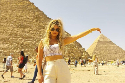 Cairo: Pirâmides e Grande Esfinge Tour particular com passeio de camelo