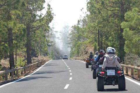 Tenerife : Excursion en quad sur le Teide (jour/coucher du soleil) avec boissonCOUCHER DE SOLEIL : vers le teide en single (1 quad par personne)