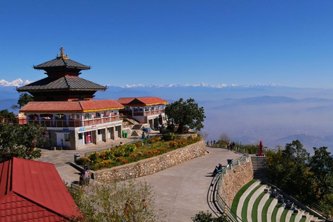 Kathmandu: Chandragiri Hills, Swayambhu & Durbar Square Tour Guide, Entrance fee, Private Transfer and Cable car fee